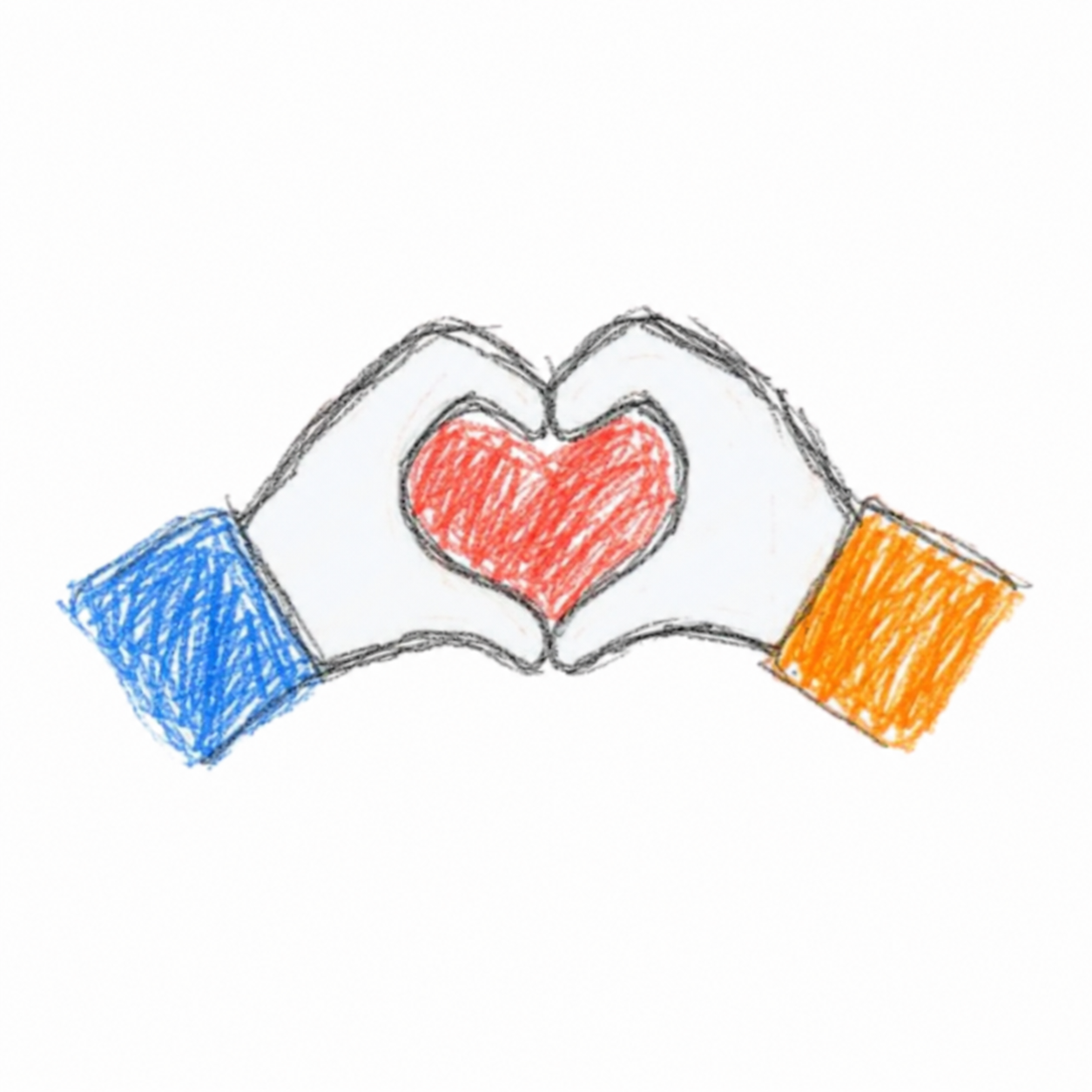 Hands forming a heart